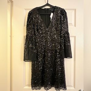 Cellienne Sequin Long Sleeve dress. Size 6